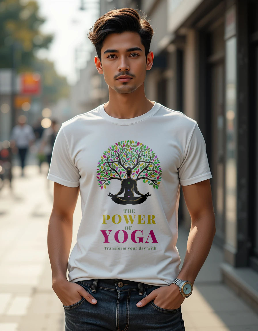 the power of yoga regula fit t-shirt